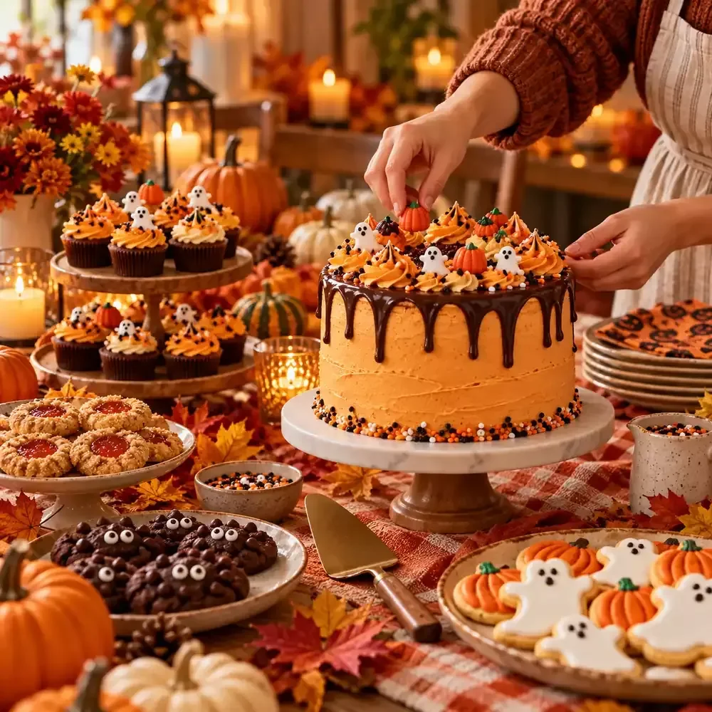 Halloween Cake Party Setup Planner