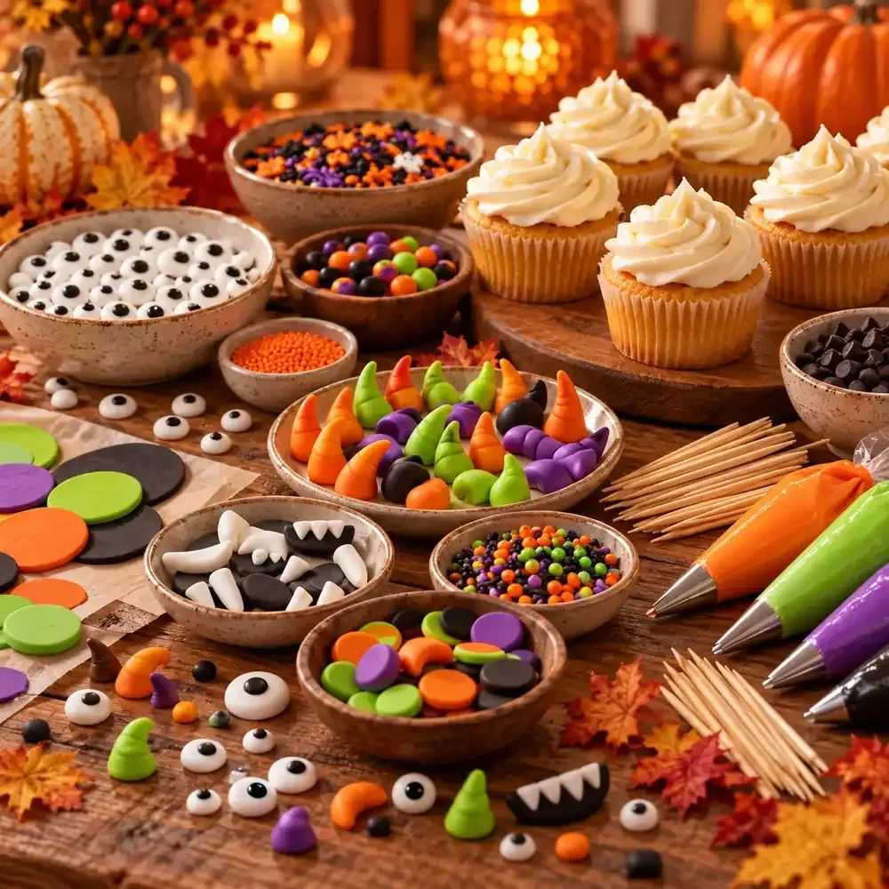 Monster Cupcake Topper Supplies