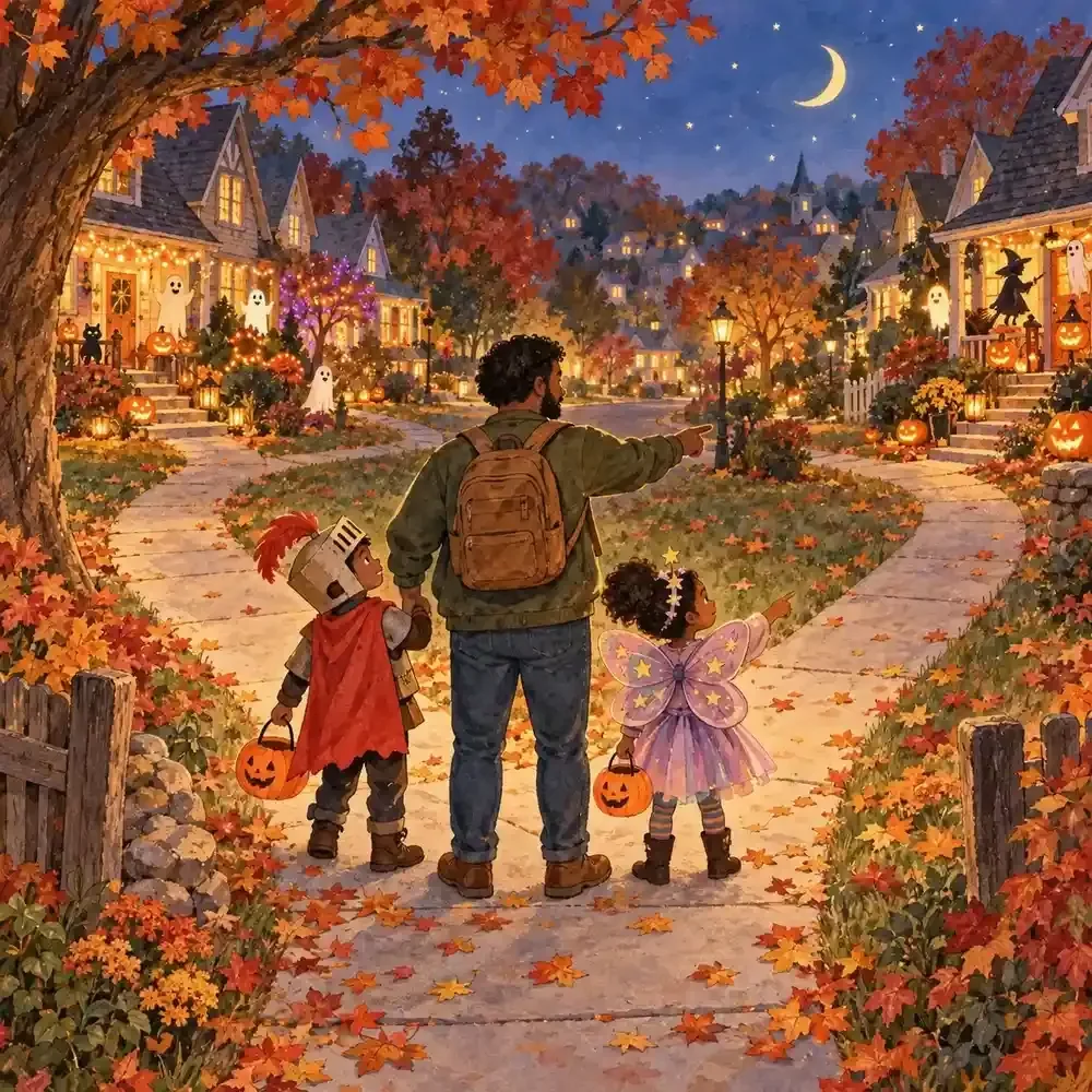 Neighborhood Trick-or-Treat Route Planner for Halloween