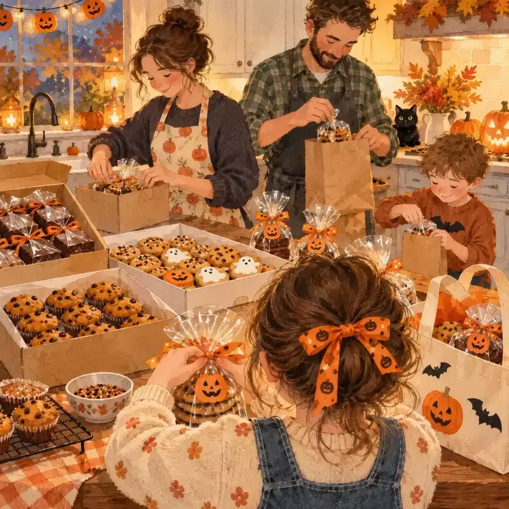 School Bake Sale Planner for Halloween