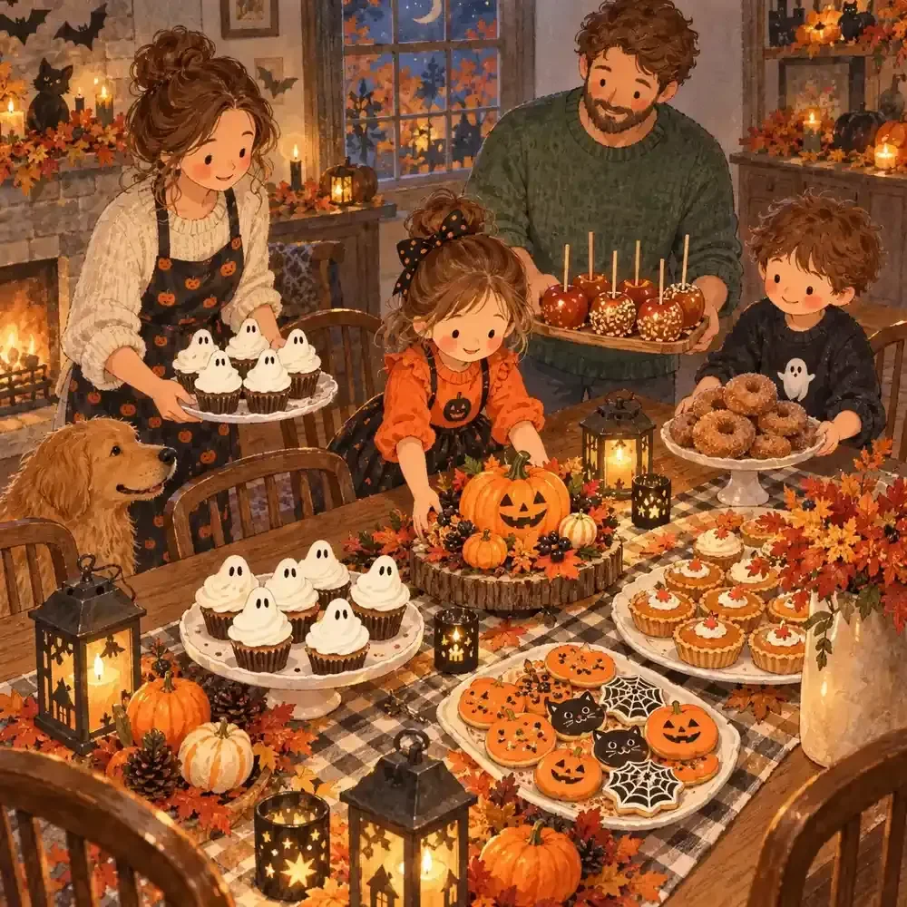 Themed Family Menu Builder for Halloween