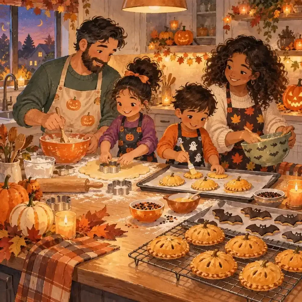 Family Baking Suite for Halloween Treats
