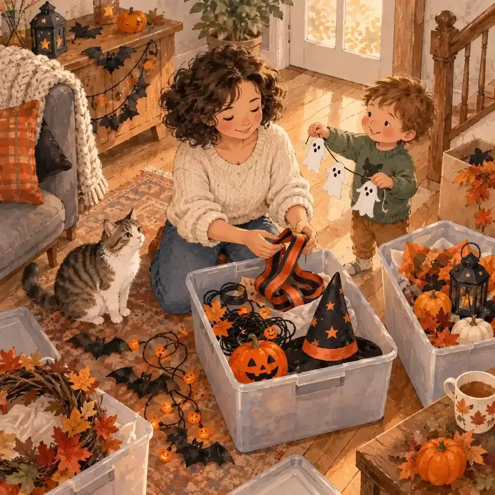 After Halloween Decor Takedown Checklist