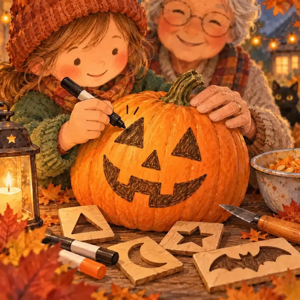 Jack-o-Lantern Stencil Maker for Halloween