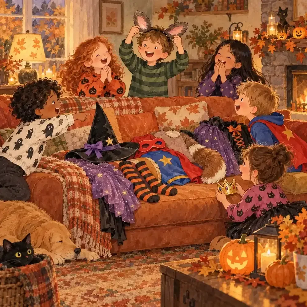 Costume Match Quiz for Halloween Families
