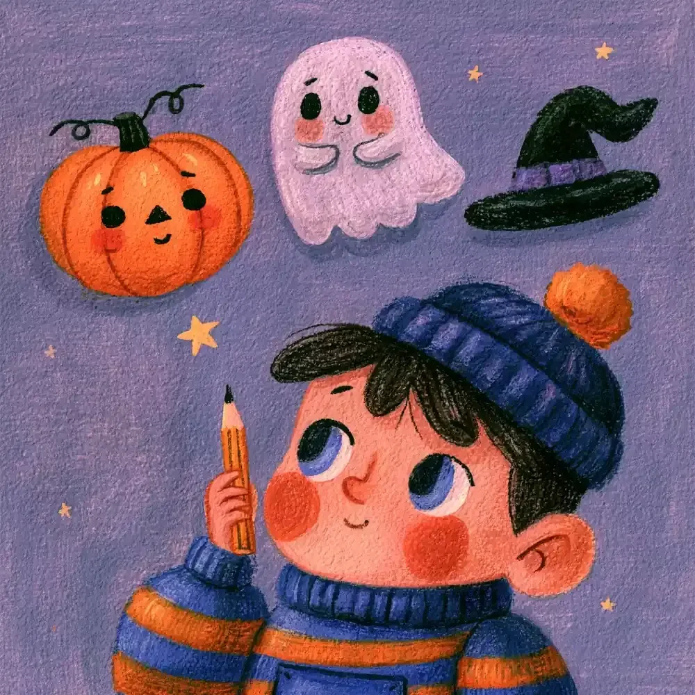 Halloween Drawing Prompt Generator