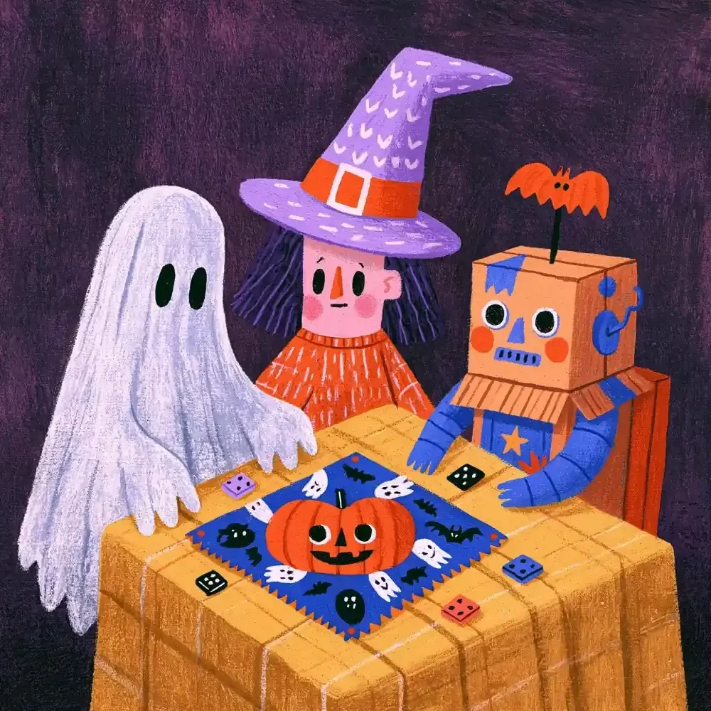 Haunted Party Game Rotation Planner