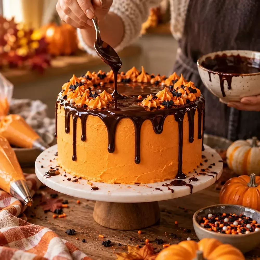 Halloween Cake Drip & Splatter Maker