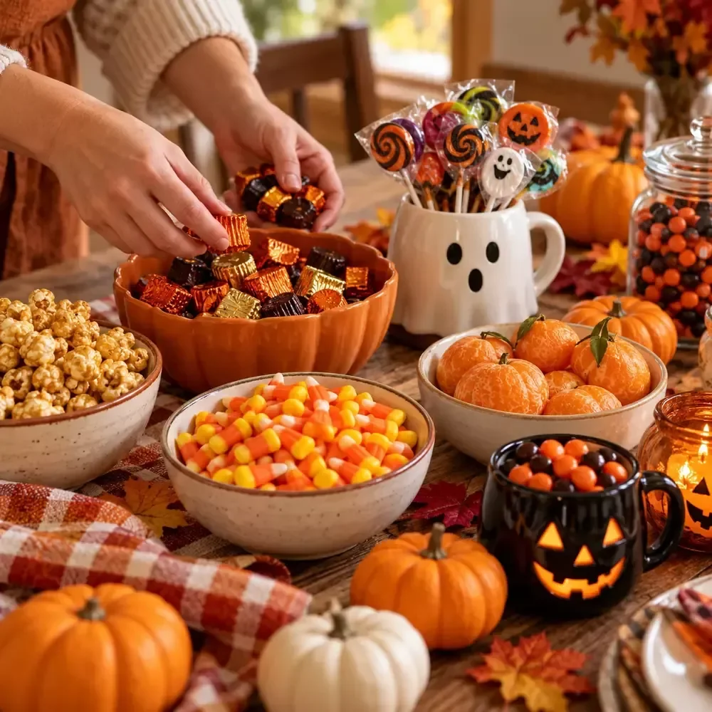 Spooky Dessert Table Styling Steps