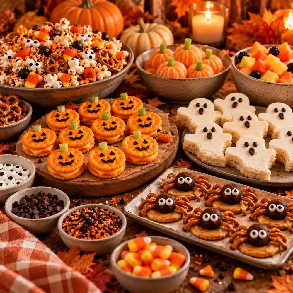 Kids' Halloween Party Snack Prep
