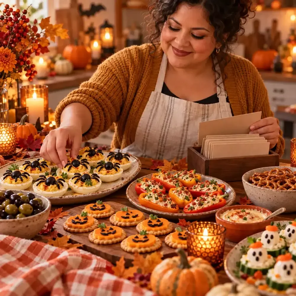 Spooky Party Snack Recipe Organizer