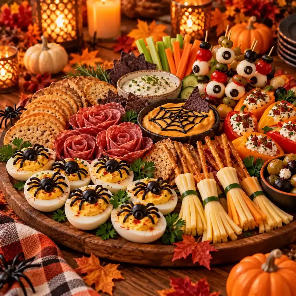 Spooky Appetizer Platter Planner
