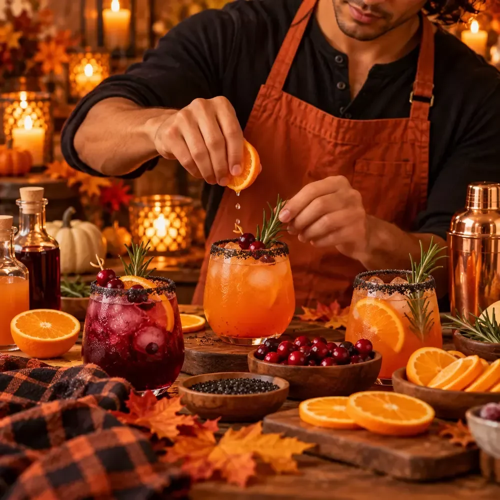 Halloween Mocktail Prep