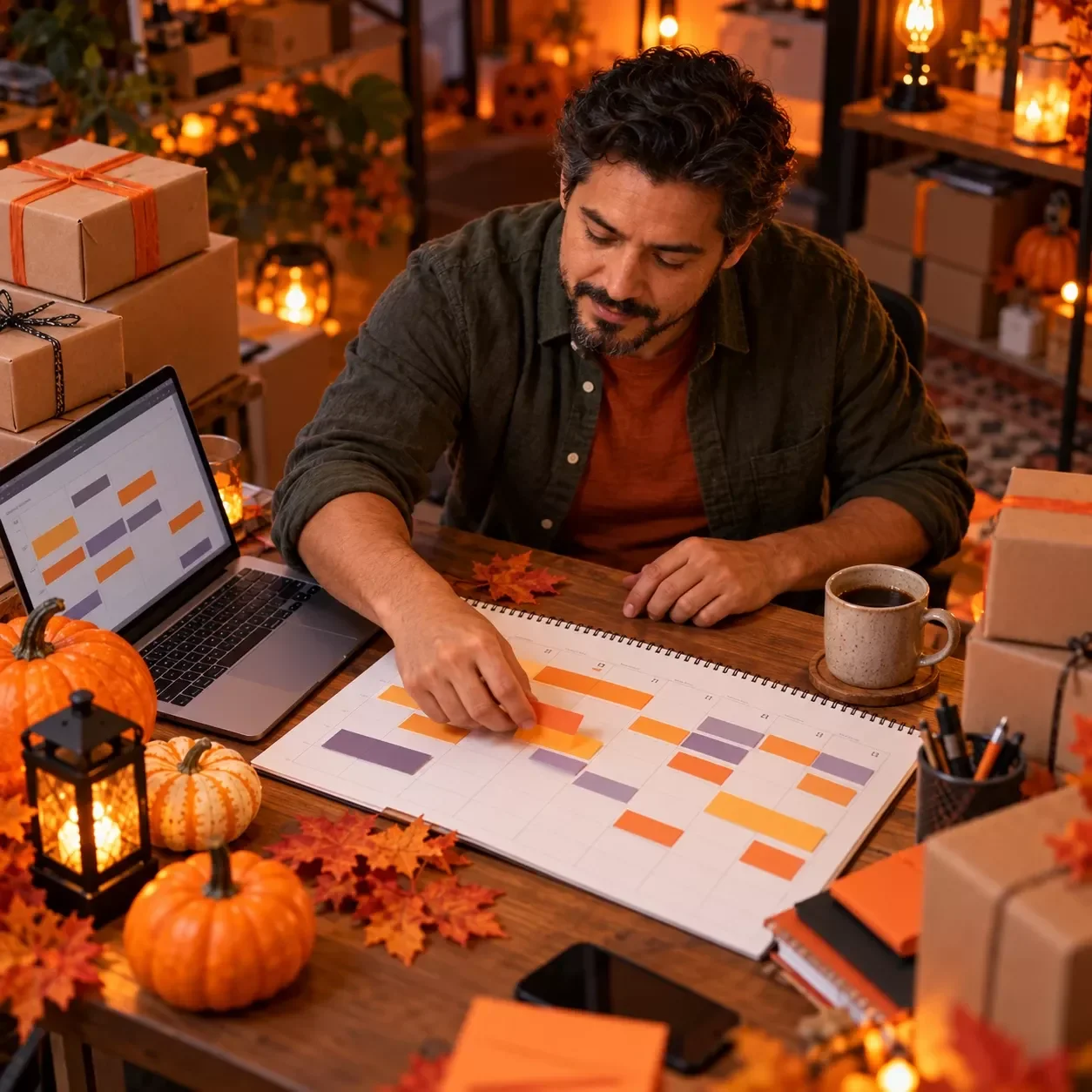 Email Send Schedule Planner for Halloween
