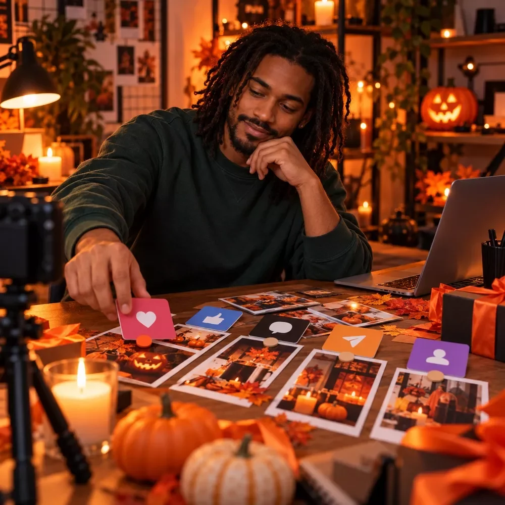 Social Platform Match Quiz for Halloween Promos