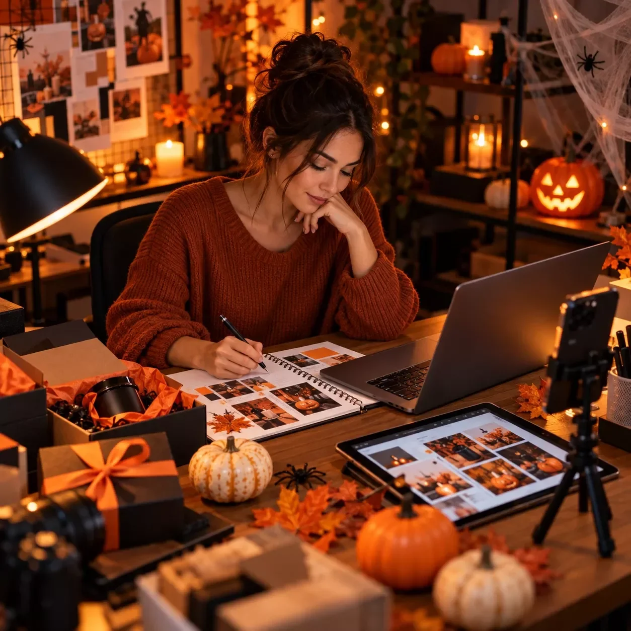 Social Media Planning Hub for Halloween Season