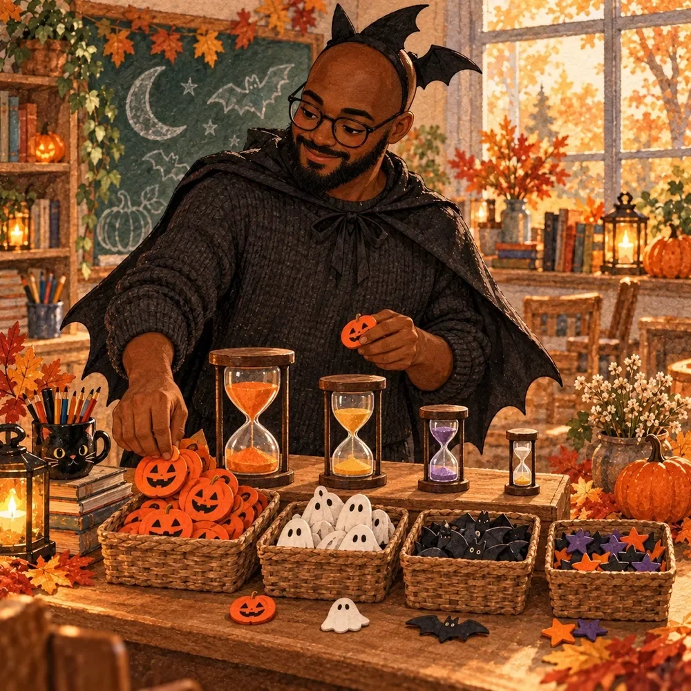 Sub Plan Prep Time Estimator for Halloween