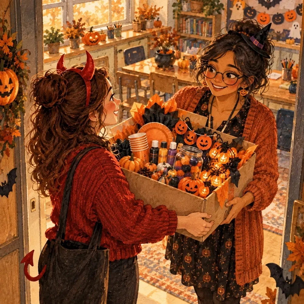 Supply Donation Tracker for the Halloween Class Party