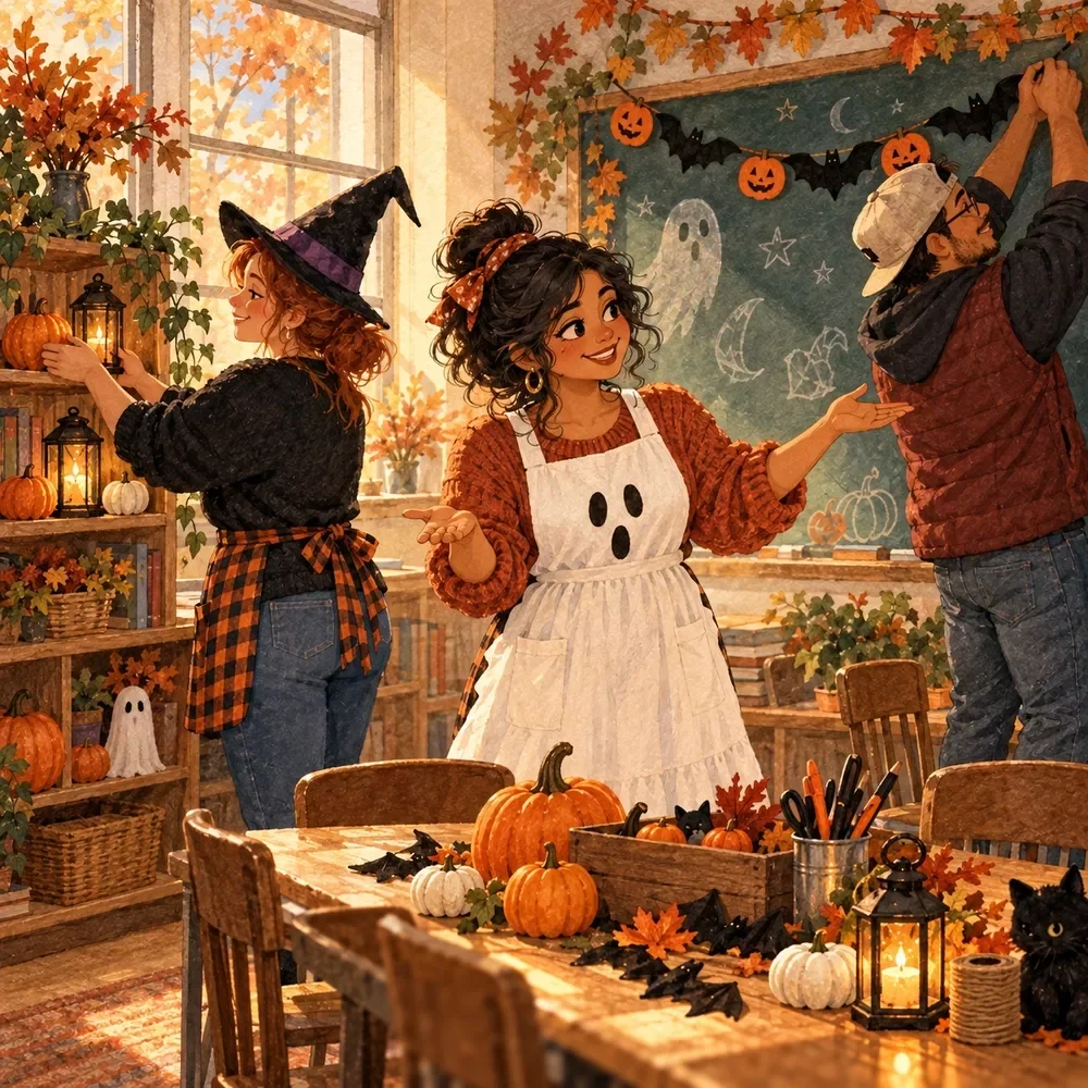 Parent Volunteer Planner for Halloween Classroom Events