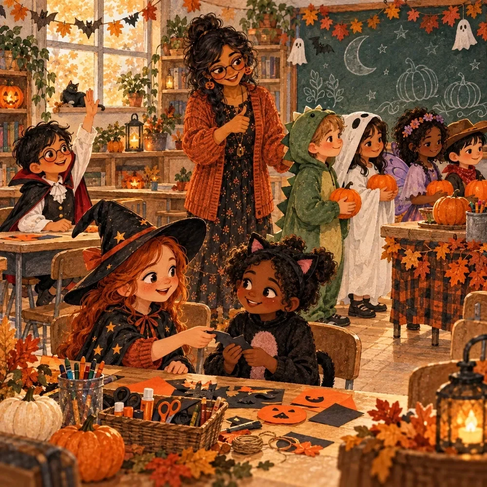 Behavior Expectations Checklist for Halloween Class Events