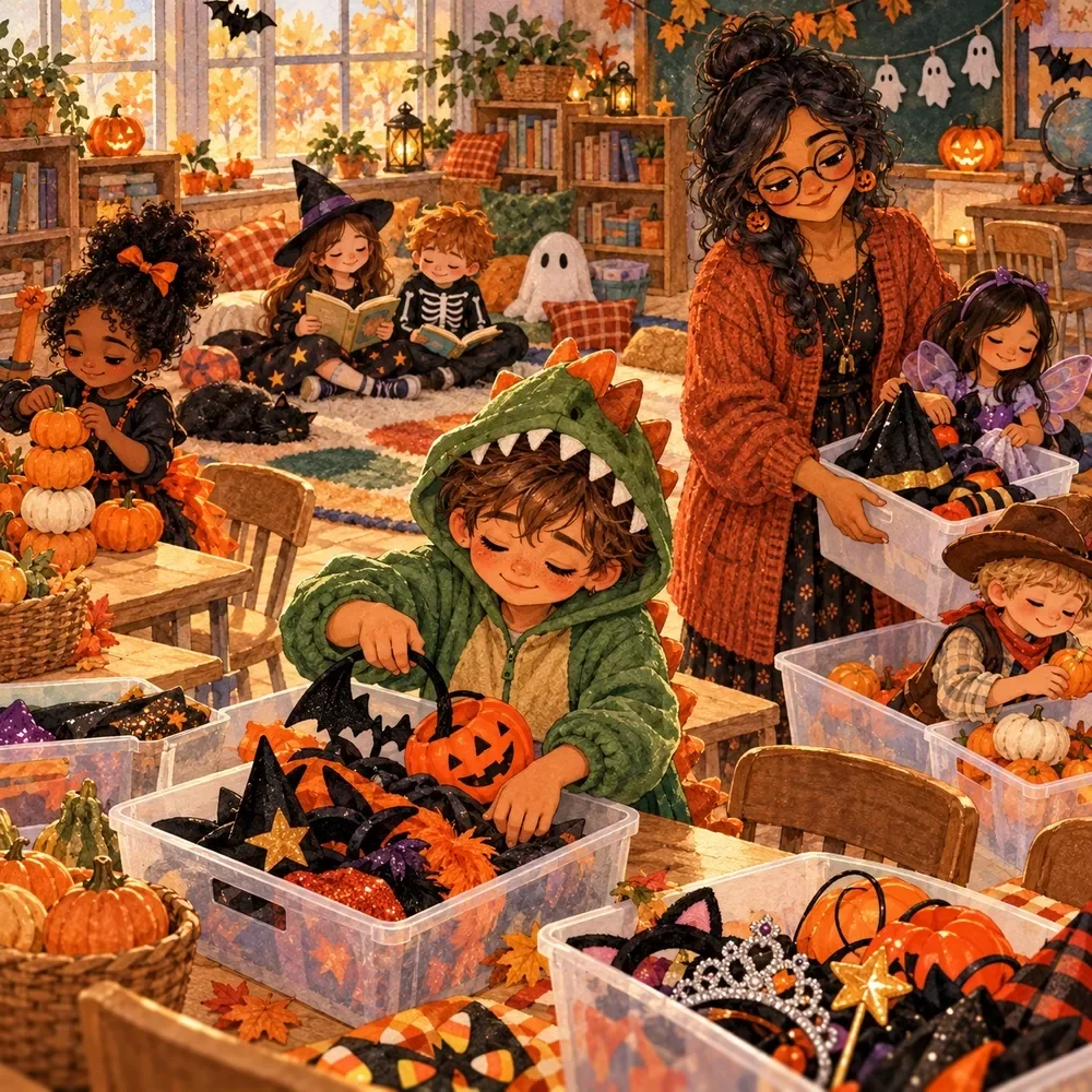 Day After Halloween Classroom Activity Plan