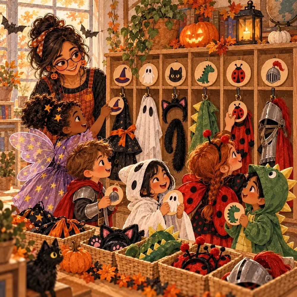 Dress-Up Day Sign-Up Tracker for Halloween