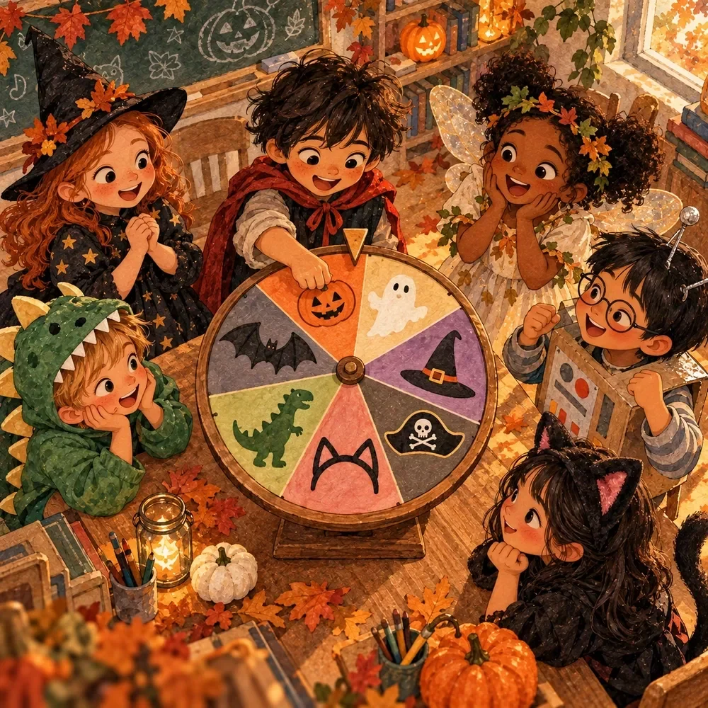 Costume Ideas Spinner for Kids on Halloween
