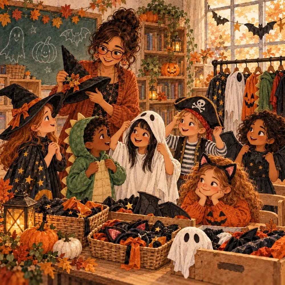 Costume Day Planning Hub for Halloween at School