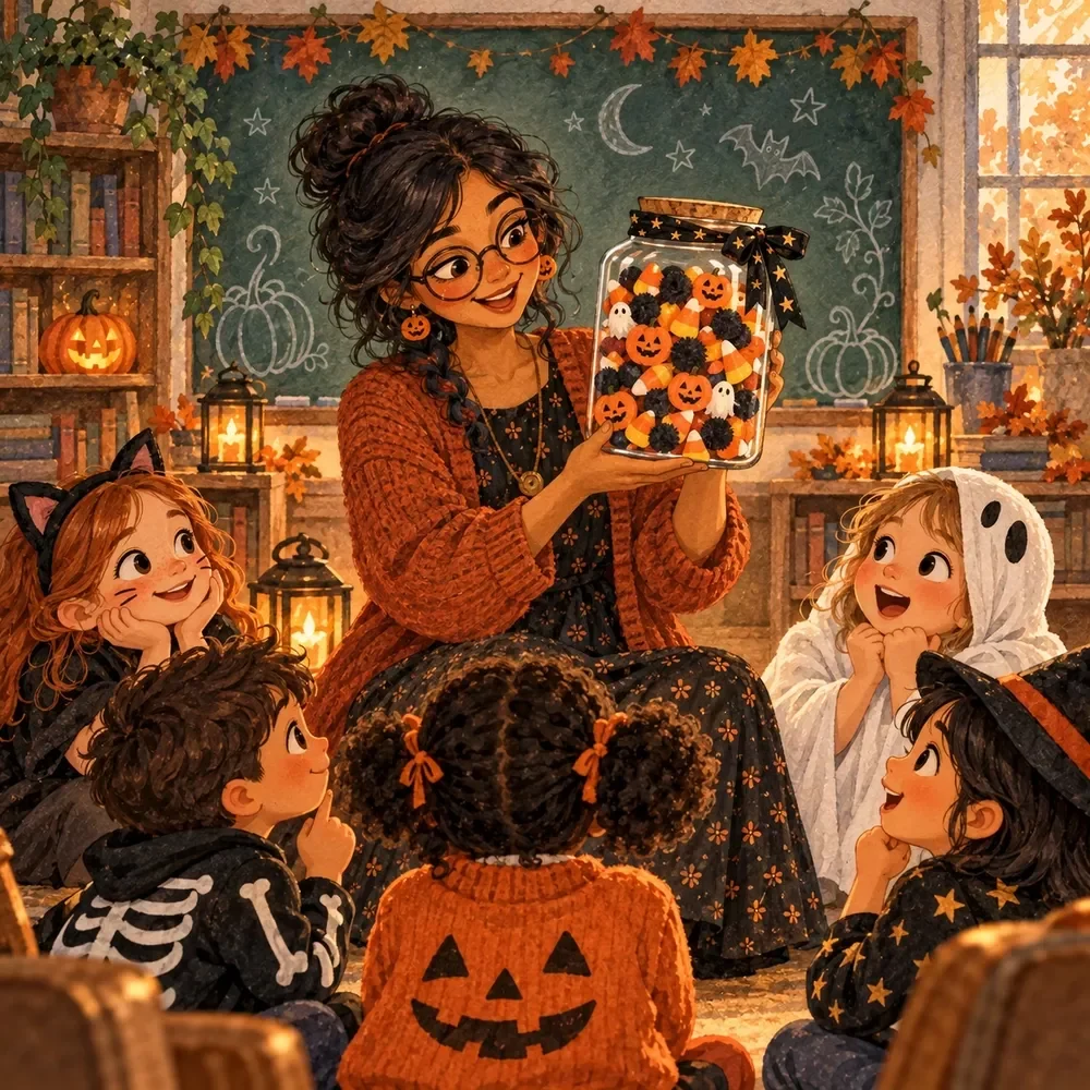 Estimation Jar Halloween-Themed Game for the Classroom