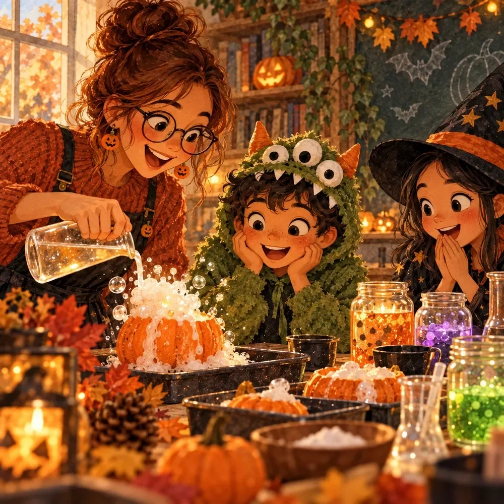 Science Experiment Results Log for Halloween Labs