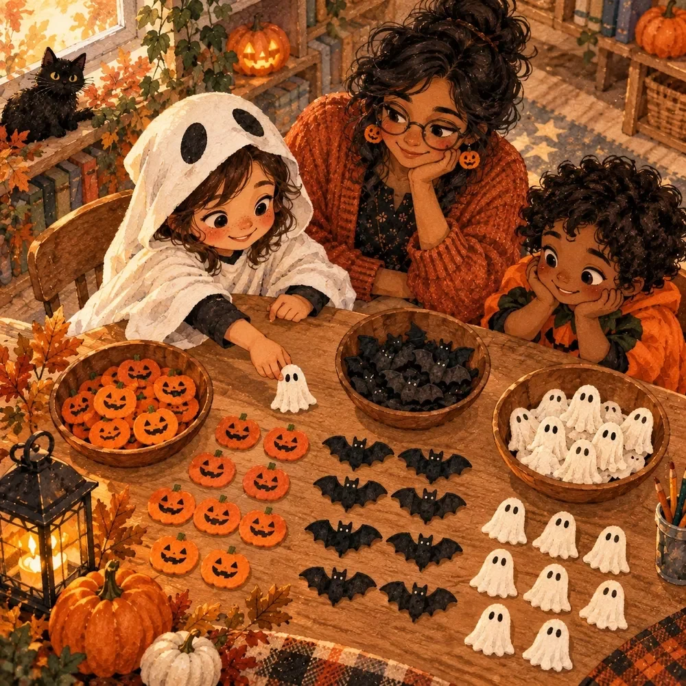 Data and Graphing Activity Tool with Halloween Themes