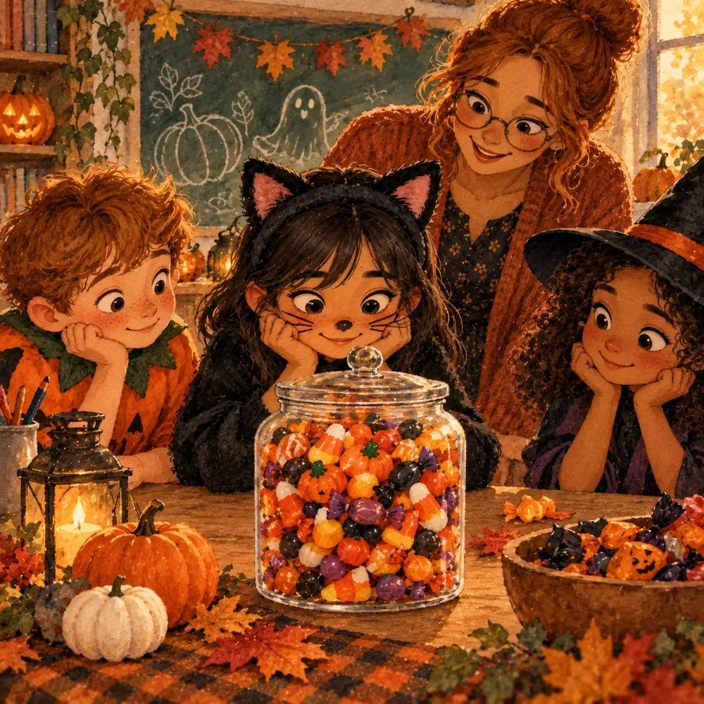 Candy Math Estimation Activity for Halloween