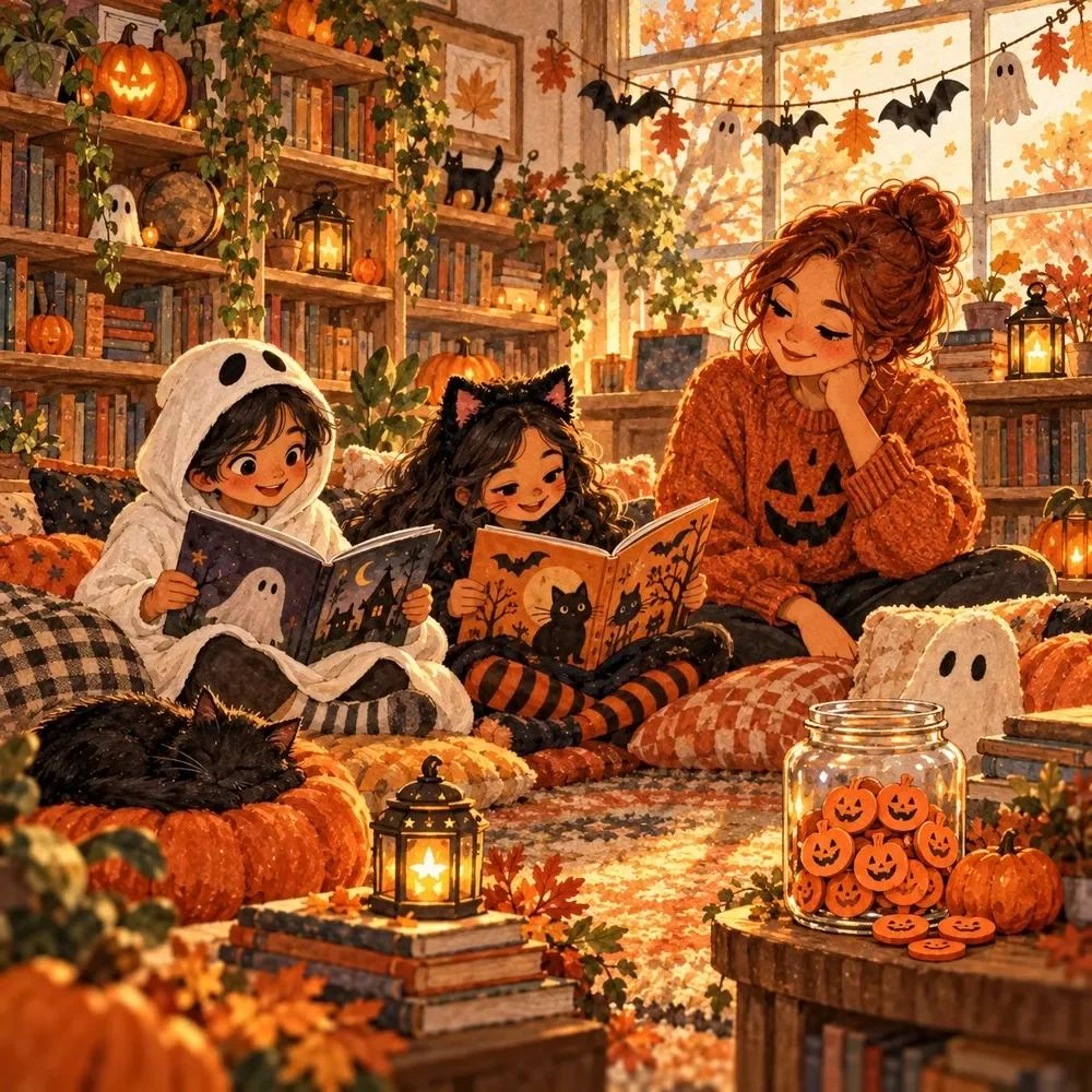 October Reading Log with a Halloween Theme
