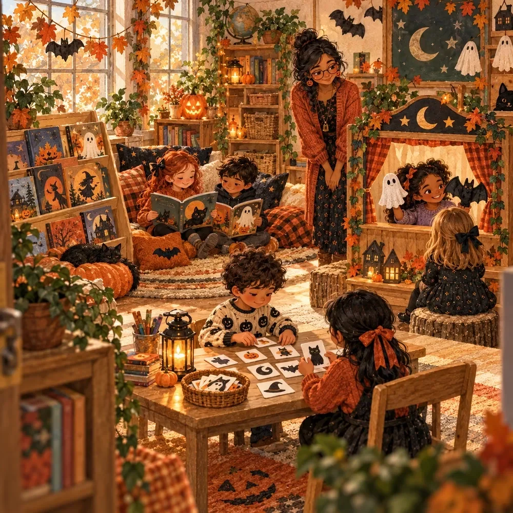 Literacy Centers Suite for Halloween Week