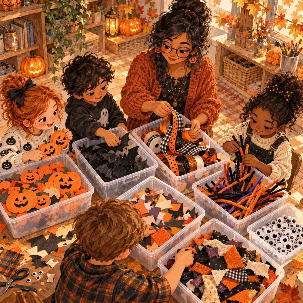 Craft Supply Reuse Tracker for After Halloween