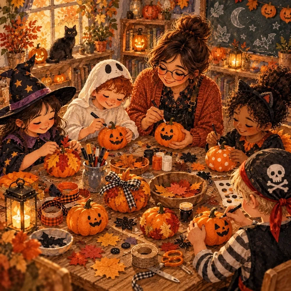 Pumpkin Decorating Ideas for a Halloween Classroom