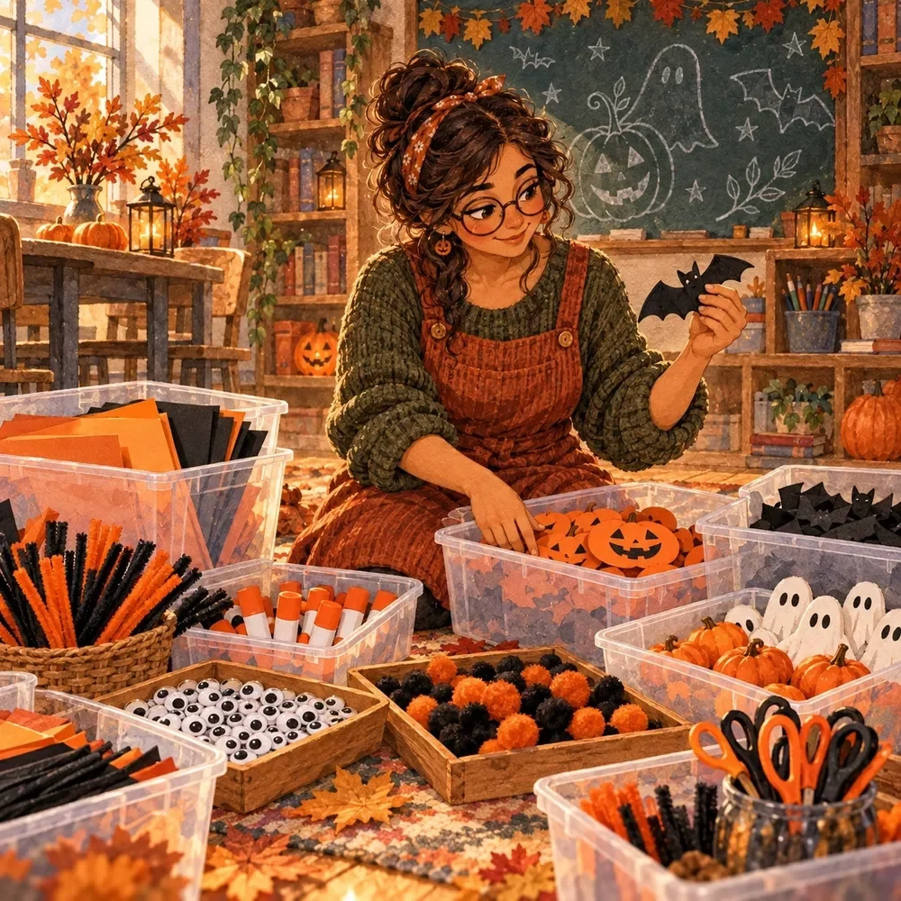 Craft Materials Estimator for Halloween Class Projects