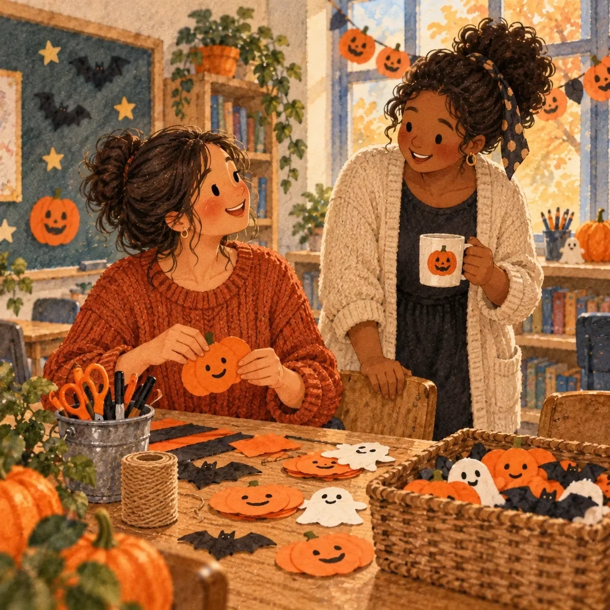 Word Search Maker with Halloween Vocabulary for Kids