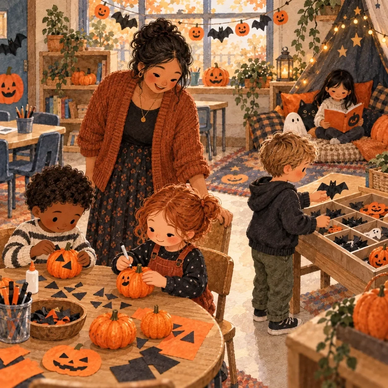 Day-Of Checklist for a Halloween Class Party
