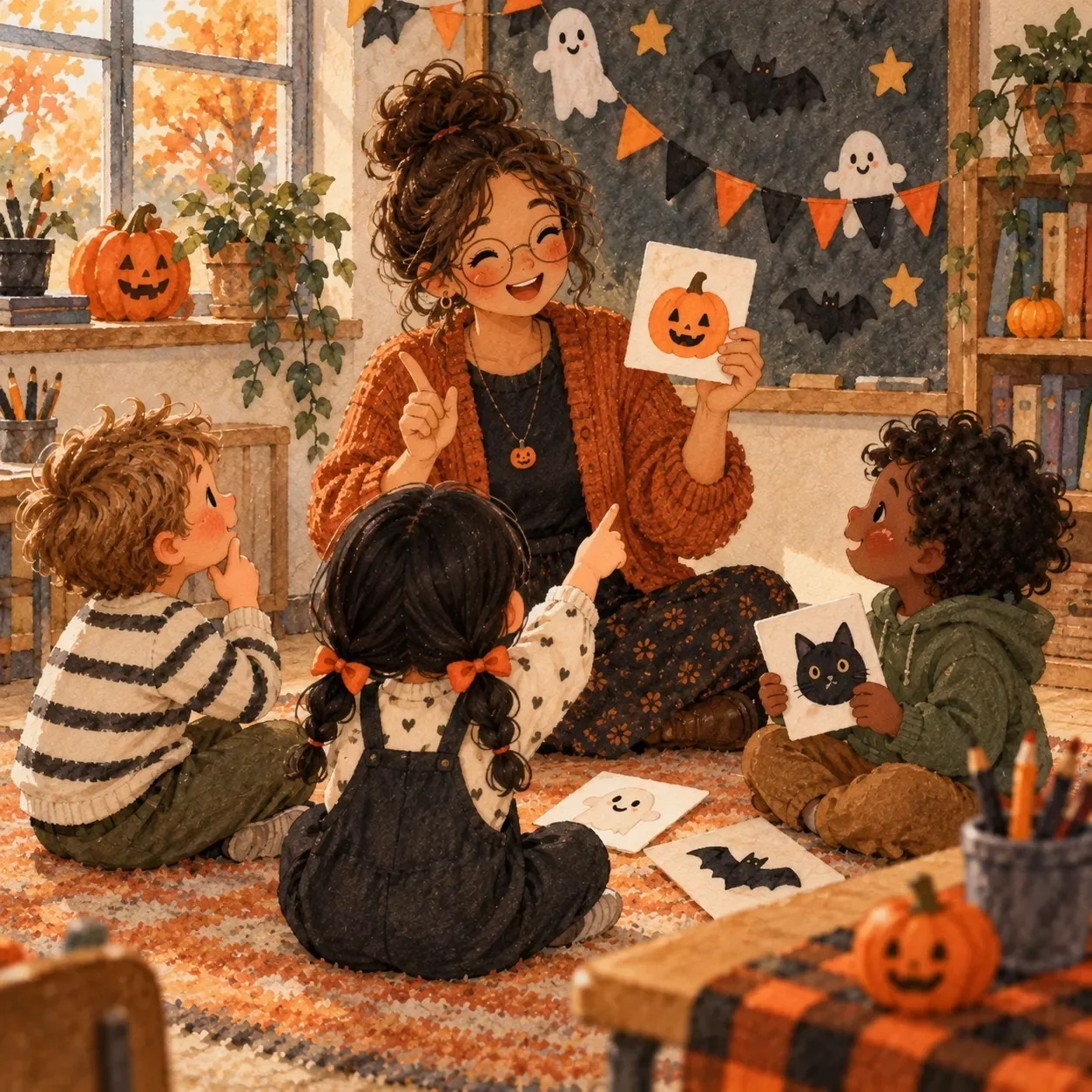 Activity Centers Hub for Halloween Week in the Classroom