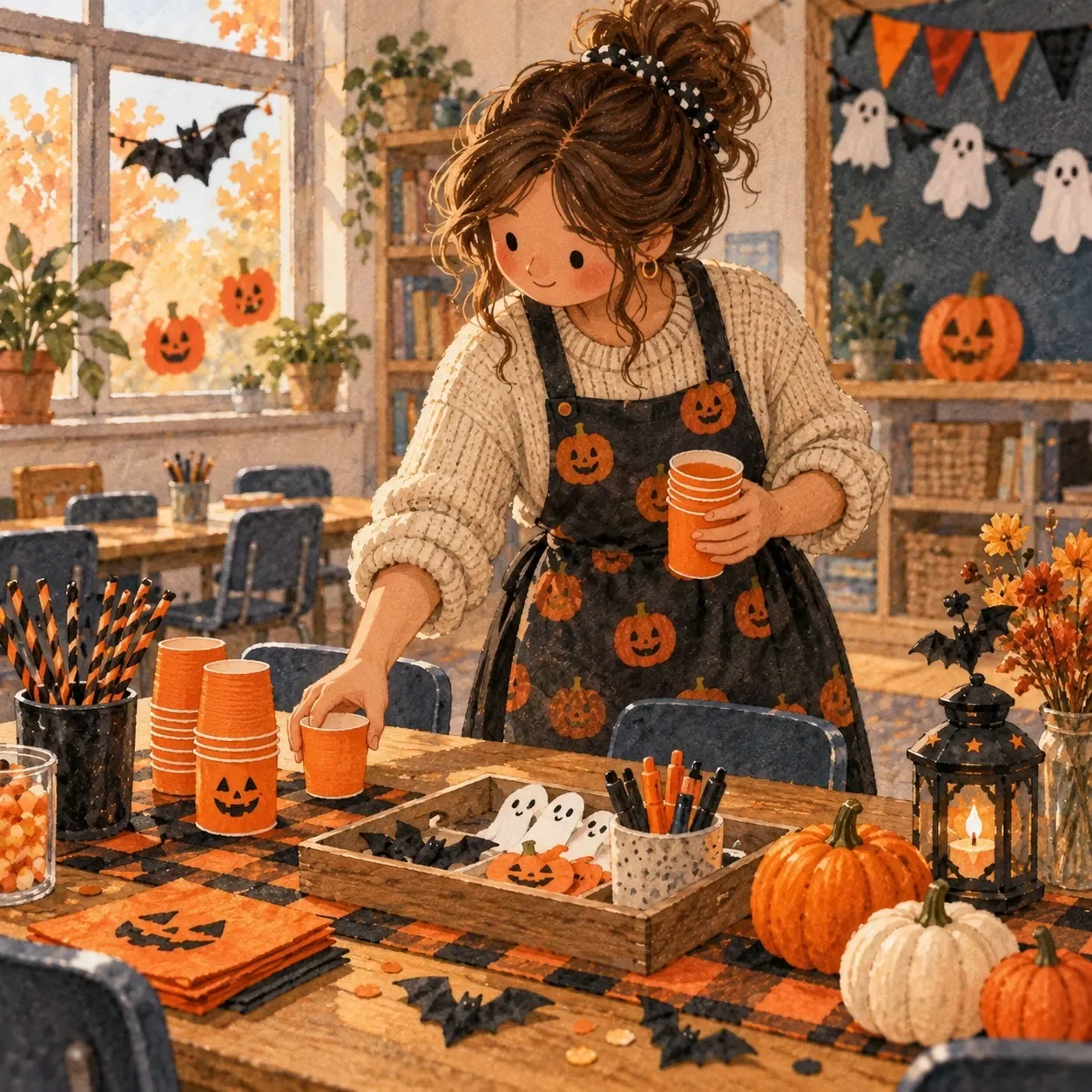 Room Parent Volunteer Sign-Up Tracker for Halloween