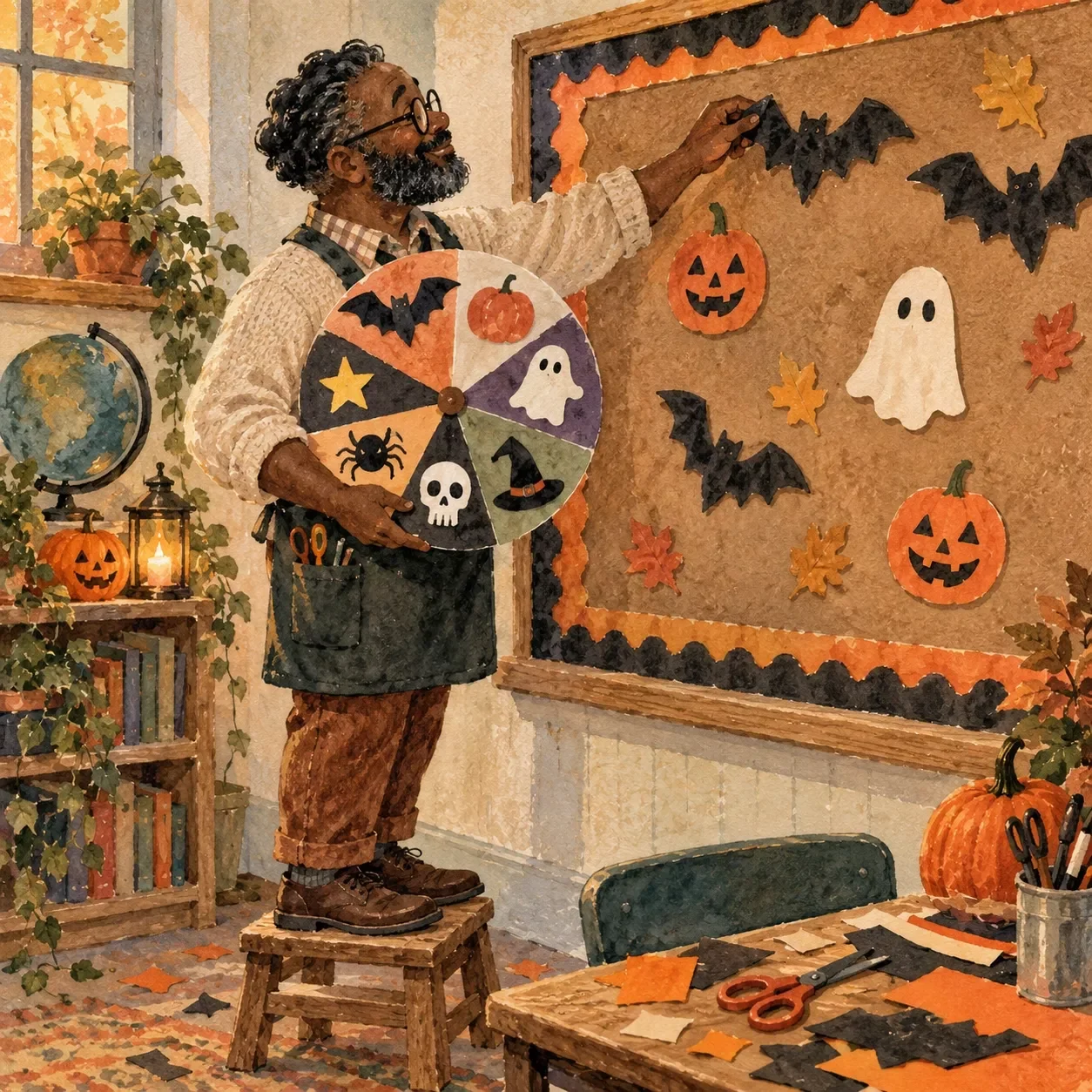 Spooky Bulletin Board Ideas Spinner