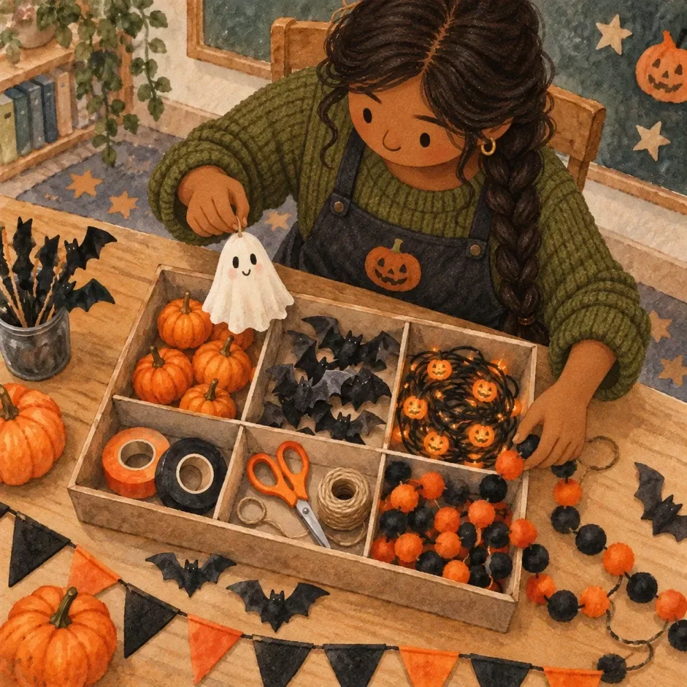 Classroom Halloween Decorations Supply Checklist