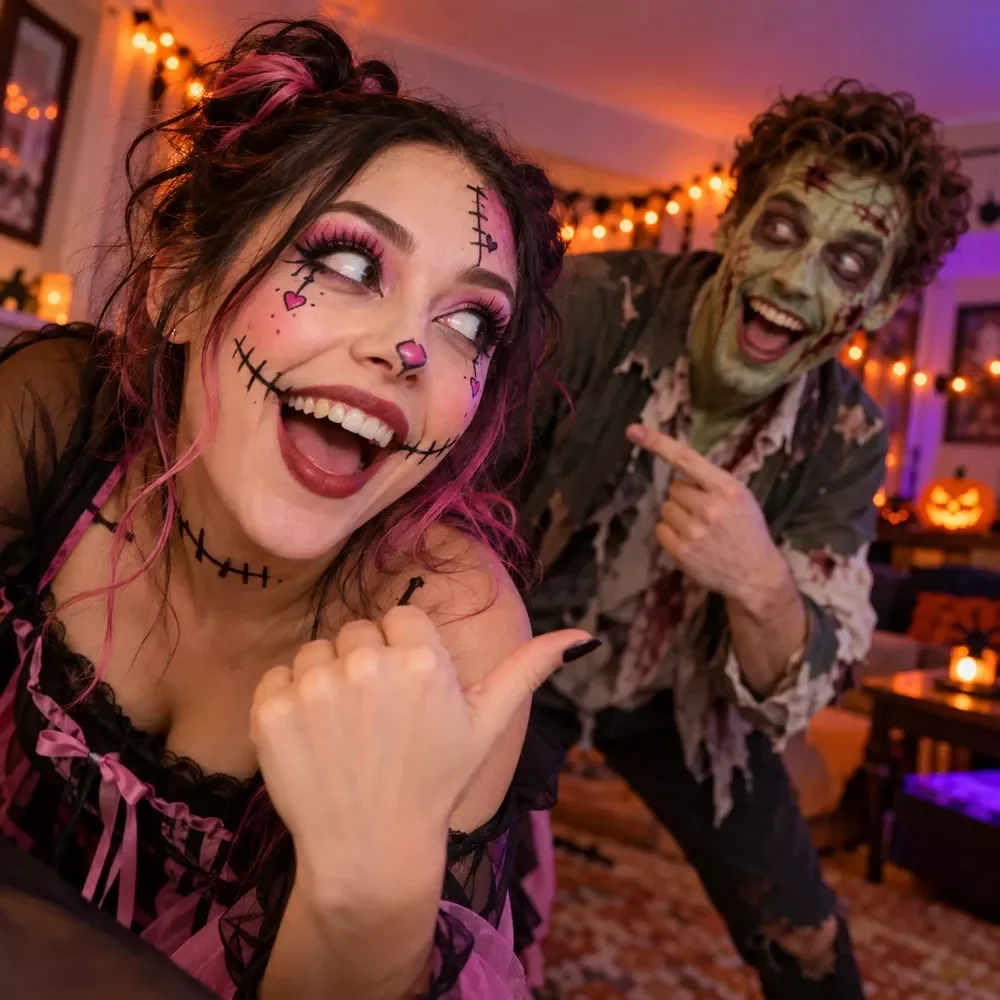 Spooky Halloween Makeup Look Game