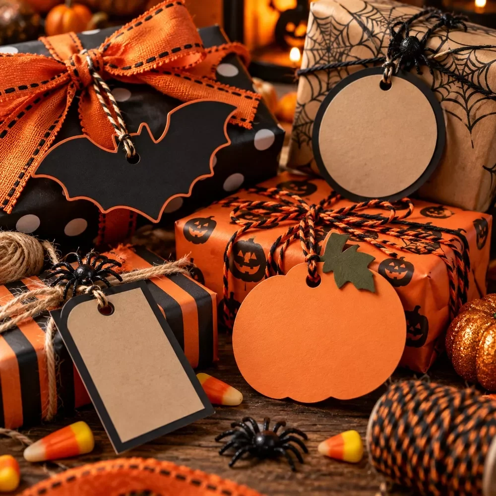 Gift Tag Planner for Halloween