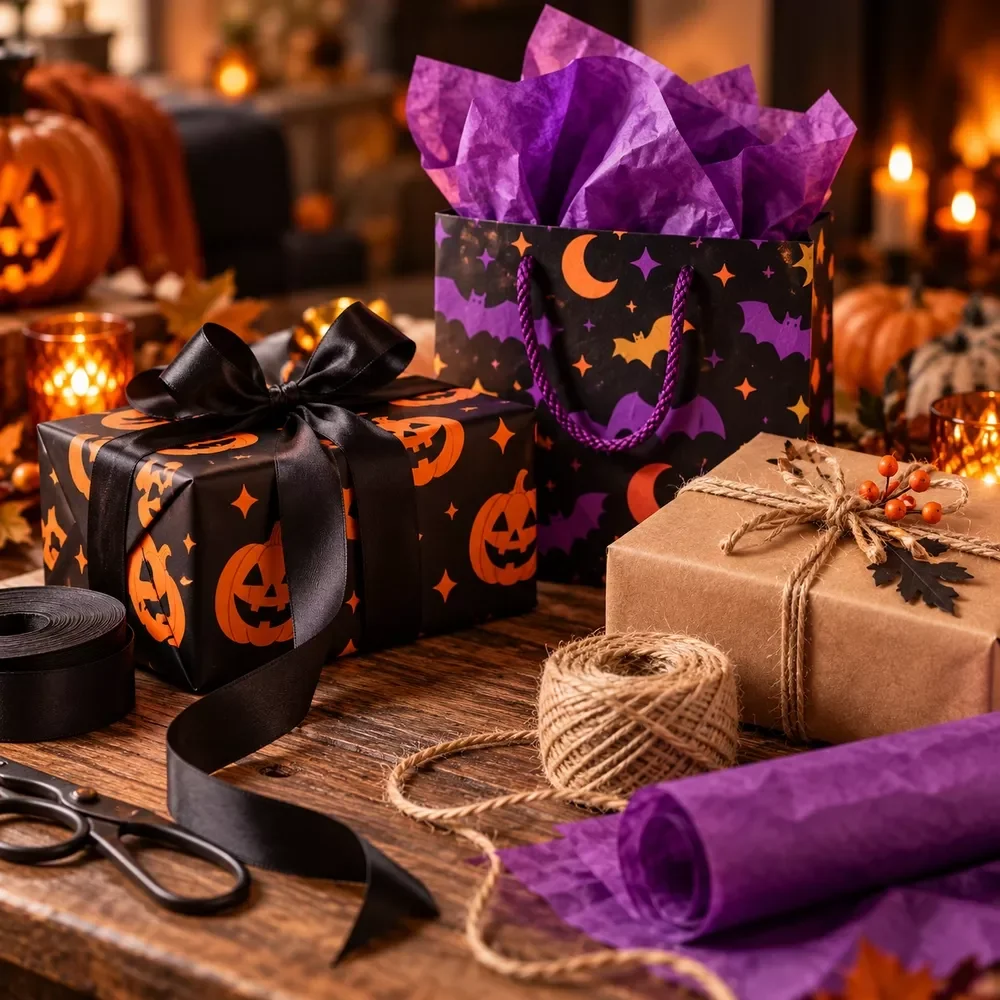 Style Matcher for Halloween Gift Wrap