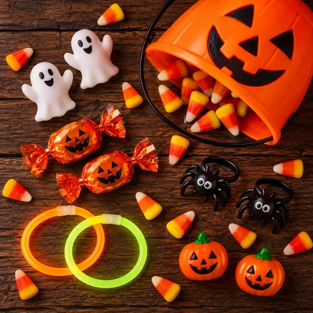 Trick-or-Treat Gift Match Game for Kids