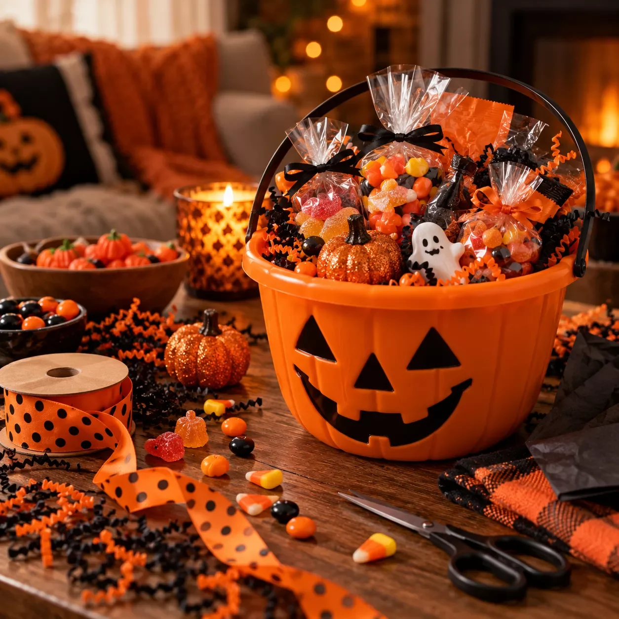 Gift Basket Build Tracker for Halloween