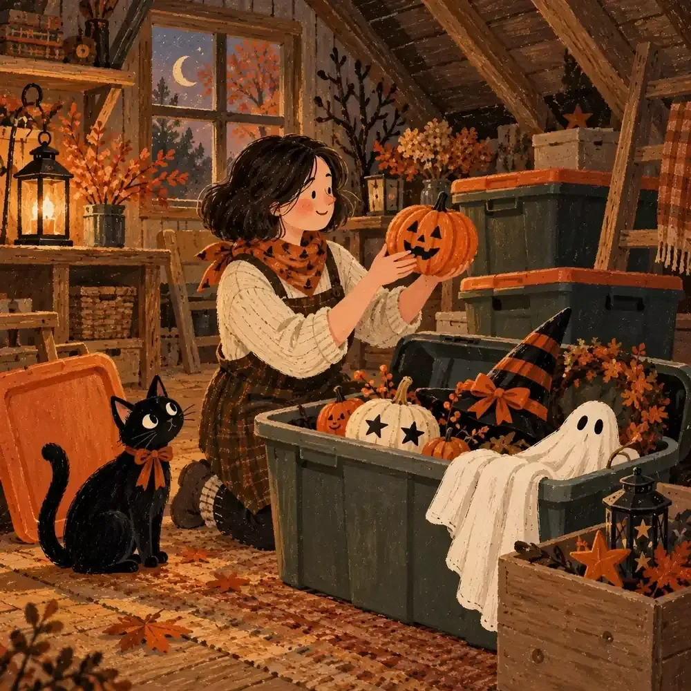 Halloween Decor Storage Estimator
