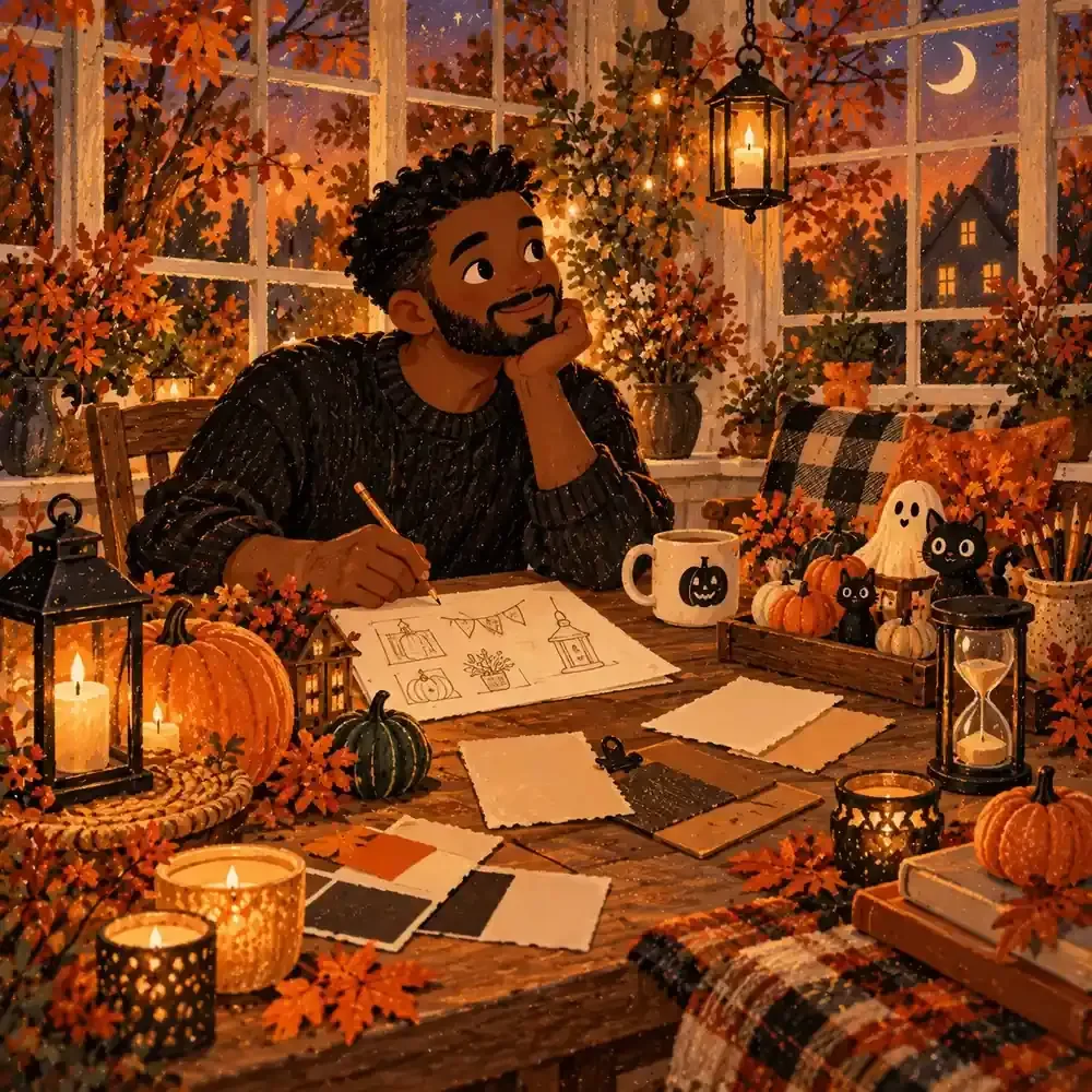Halloween Setup Timeline Planner